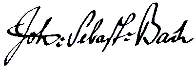 Bach signature