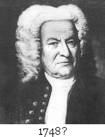 Portrait de Bach, 1748?